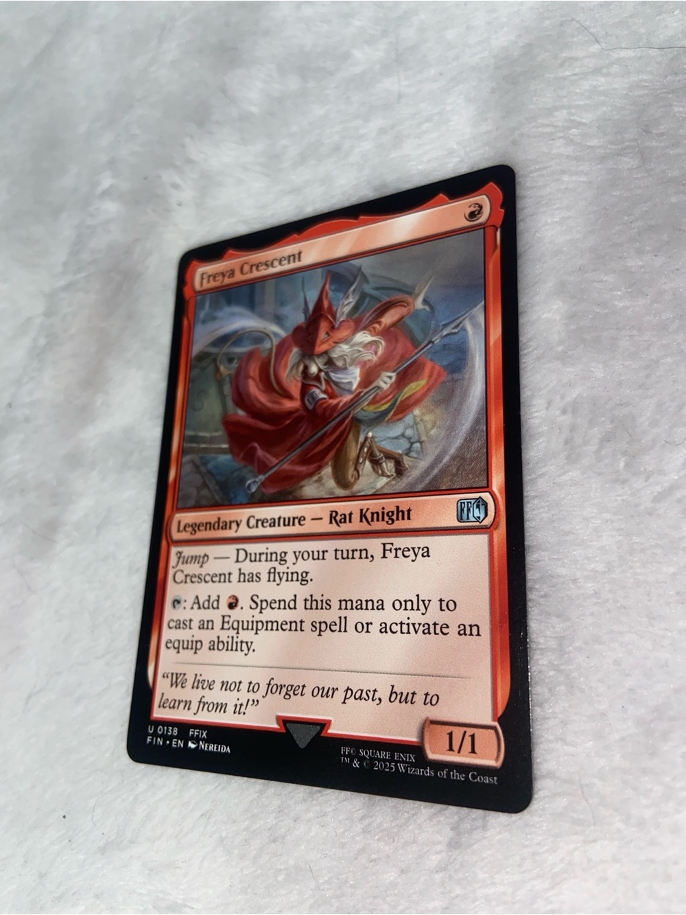 Freya Crescent card (#0138)Magic the Gathering Final Fantasy